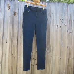 Woman's Size 4 Dark Blue White house/ Black Market Skinny Jeans